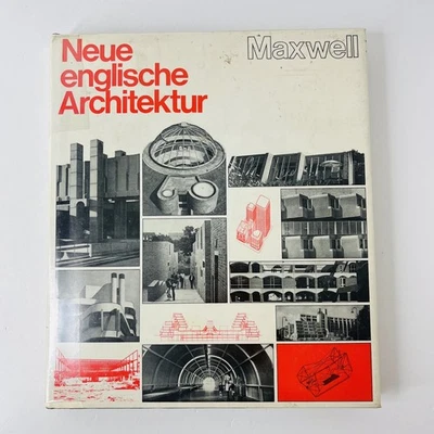 Neue englische Architektur Robert Maxwell Verlag Gerd Hatje 1972 ENG/DE - Bild 1 von 4