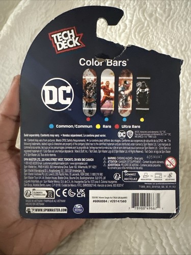 Tech Deck DC Comics Color Bars Cyborg Fingerboard Skate Target ...