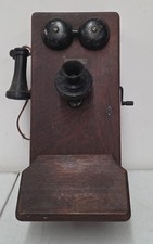 Authentic Antique Western Electric Wall Mount Hand Crank Phone