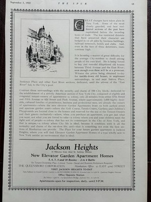 The Towers Jackson Heights Elevator Garden Apartment Home NYC Real Estate 1922