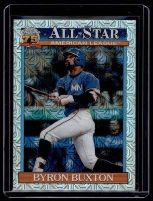 2026 Topps Chrome Series 2 Silver Mojo All-Star Byron Buxton Minnesota Twins