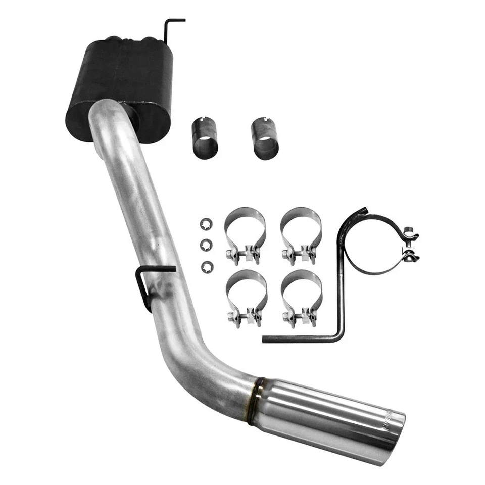 For Chevy Silverado 2500 HD Classic 07 Exhaust System American Thunder Stainless Foto 3 de 4