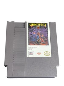 Gauntlet II NES Nintendo four player game with box