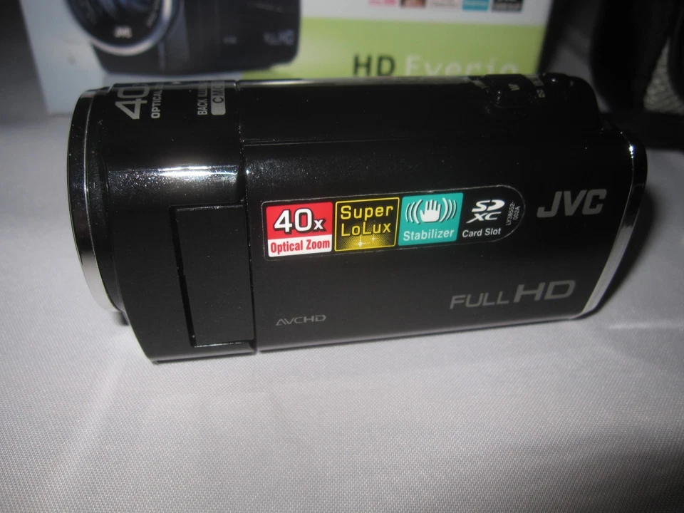 JVC HD Everio GZ-E150 BE Videokamera / Digitalfilmkamera / Camcorder - Bild 3 von 4