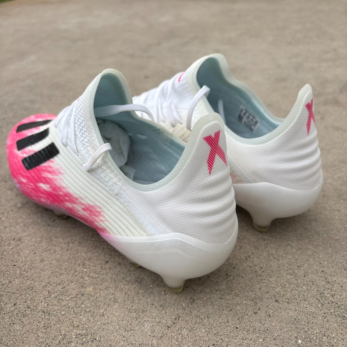 adidas X 19.1 FG Size 9 US White Shock Pink – NEW w/ Box Elite