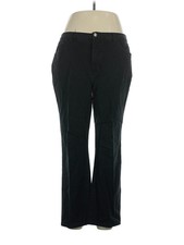 Chaps Women Black Dress Pants 16