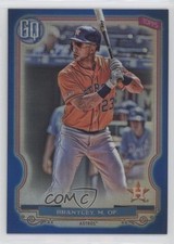 2020 Gypsy Queen Box Topper Chrome Blue Refractor 56/99 Michael Brantley 03cg