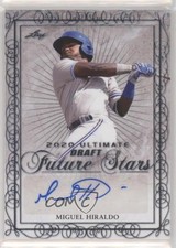 2020 Leaf Ultimate Draft Future Stars Auto Miguel Hiraldo #FS-MH1 Auto aw2
