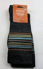 Pistil Men’s Wool Silk Blend Elwood Crew Socks Made In USA Size XL (M 12-14.5)