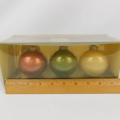VTG Martha Stewart Woodland Holiday Ornament CANDLE SET, Boxed New/Sealed image 4