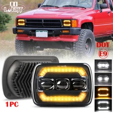 5x7" 7x6" LED Headlight Hi-Lo Beam DRL For Toyota Pickup 1982-1995 Truck 4Runner