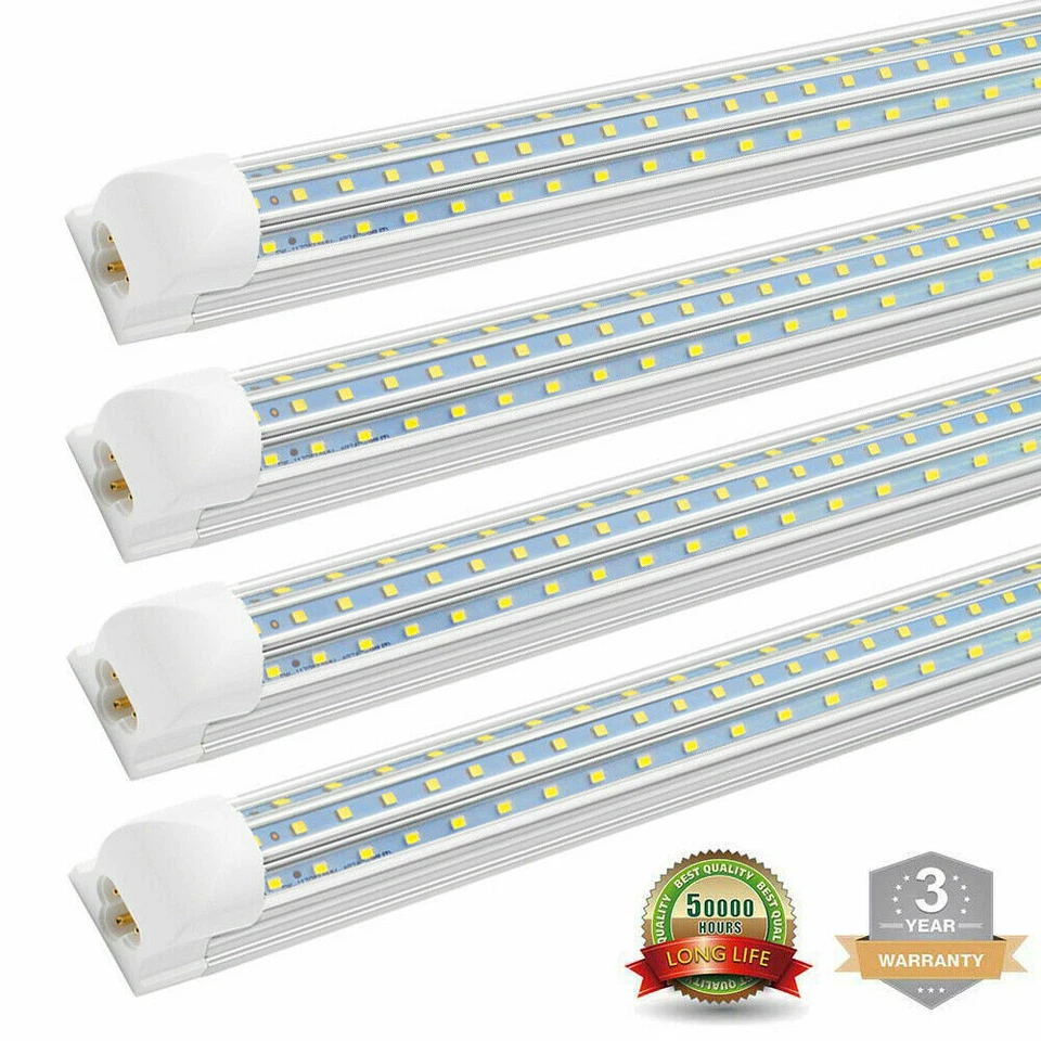 2FT Led Shop Light 2FOOT Led Tube Light 28W T8 Integrated Fixtures 6000K Clear - Image 2 of 4