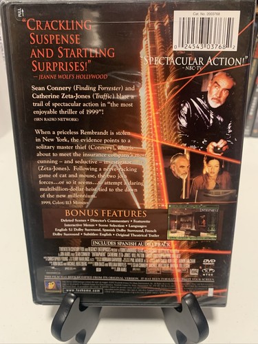 Entrapment DVD Special Edition Sean Connery Brand New 🔥Buy 3 Get 1 Free🔥 - Picture 2 of 7
