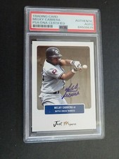 2004 JUST MINORS MELKY CABRERA  #15 AUTOGRAPHED PSA CERT.