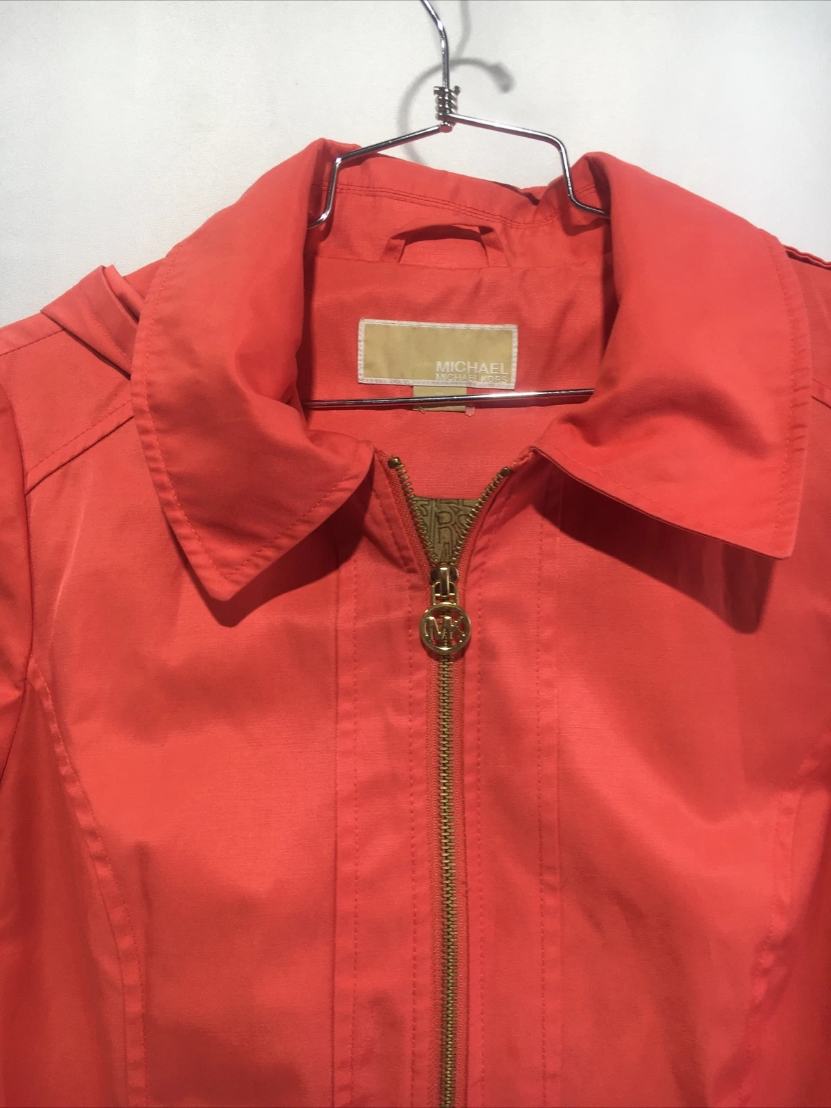 Cappotto donna Michael Kors giacca a vento taglia media arancione