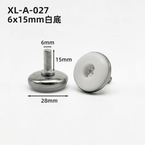 Adjustable Furniture Feet M6 M8 M10 Screws Leveling Foot With Without Insert Nut - Picture 28 of 33