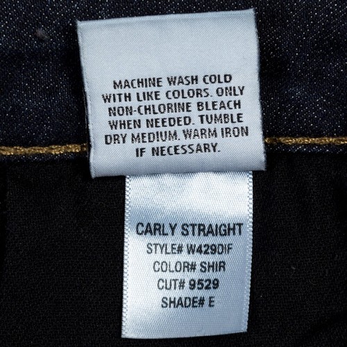 Hudson CARLY STRAIGHT Jeans USA Dark Wash Shade E Womens Tag 27 Inseam 33 - Picture 4 of 12