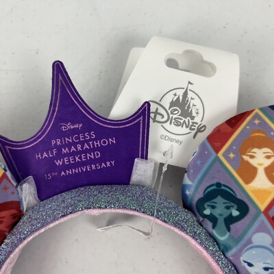 Disney Limited Edition Princess Half Marathon 15th Anniversary Minnie Ears s-l1200.jpg main image 2