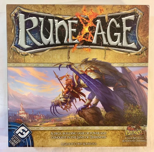 RUNE AGE Card Game - 2011 Fantasy Flight Games Strategy Rune Bound Game COMPLETE
