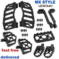 Floorboards Foot Peg MX Style Shifter Lever Pegs For Harley Touring Street Glide