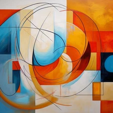 Hand-painted oil painting abstract texture color art home decor painting #226