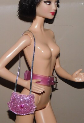 BARBIE PINK KITTY CAT PURSE BELT FITS INTEGRITY MY SCENE FASHIONISTA MODEL DOLL