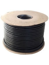 Black 3 Core Flex 3183Y Round Electric Cable 0.75mm 1.0mm 1.5mm Mains Wire