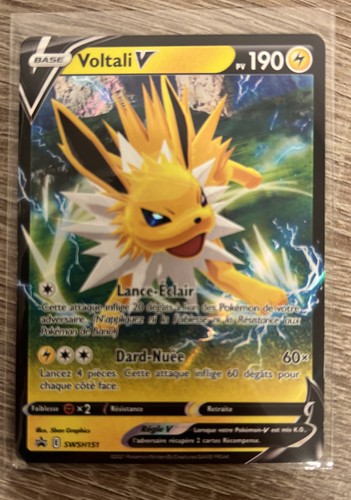 My-booster Voltali V SWSH151 – Coffret 10 Cartes Pokémon, Ultraboost X Évolution Céleste, Certifiées Originales, Français
