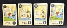 VINTAGE 1941 BLONDIE COMIC STRIP-Goody Two Shoes-PLAYING CARDS-SET OF 4