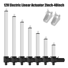 Electric Linear Actuator Motor 12V 2 in- 40 in 5mm/s 2500N Heavy Duty Waterproof