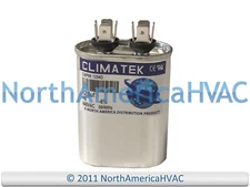 Climatek Motor Run Capacitor 12.5 uF MFD 440 Volt Oval Fits GE Genteq Z97F9003