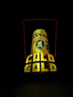 クアーズビール　ヴィンテージ電飾サイン　クアーズエクストラゴールド クアーズビール ヴィンテージ電飾サイン クアーズエクストラゴールド