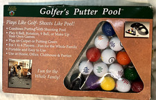 Golfer's Putter Pool Plays Like Golf Shoots Like Pool Family Fun Game