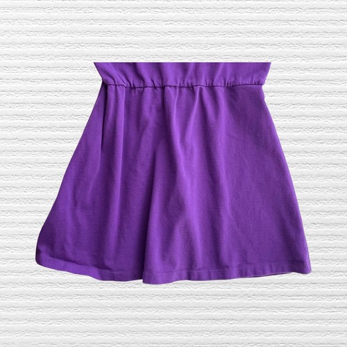 Hanna Andersson Girls Cat in Flower Garden Play Dress Purple Short Sleeve Size 4 - Picture 8 of 11