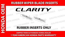 GENUINE OEM HONDA CLARITY WIPER BLADE RUBBER INSERTS [76622-TDK-J02] x2