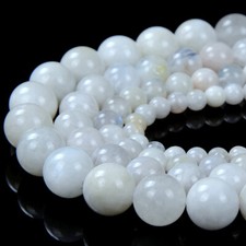 Natural Rainbow Moonstone Gemstone Round 5MM 6MM 8MM 10MM Loose Beads D276