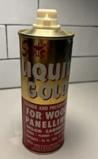 SCOTT'S LIQUID GOLD Vintage Metal Can Wood Cleaner & Preserver  Prop
