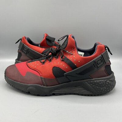 Nike Air Huarache Utility Gym Red Black Trainers Training Shoes