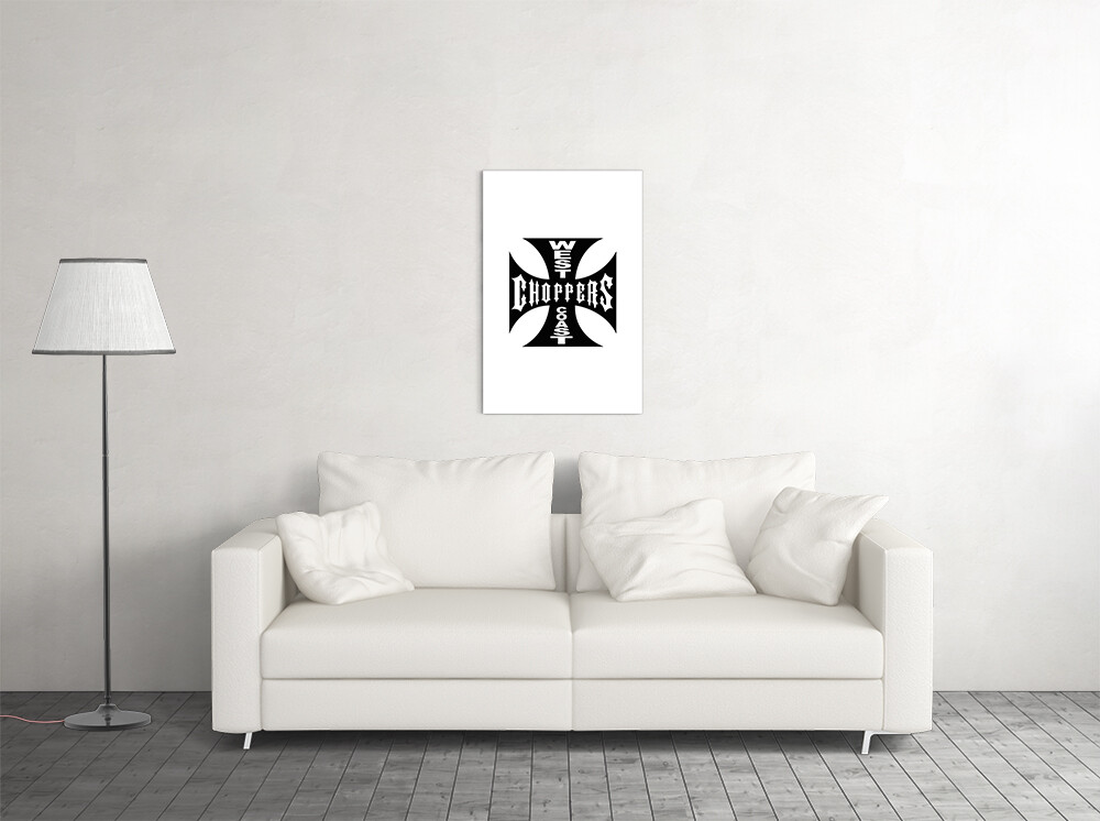 West Coast Choppers Sticker Black Decal Wall Art Home Decor