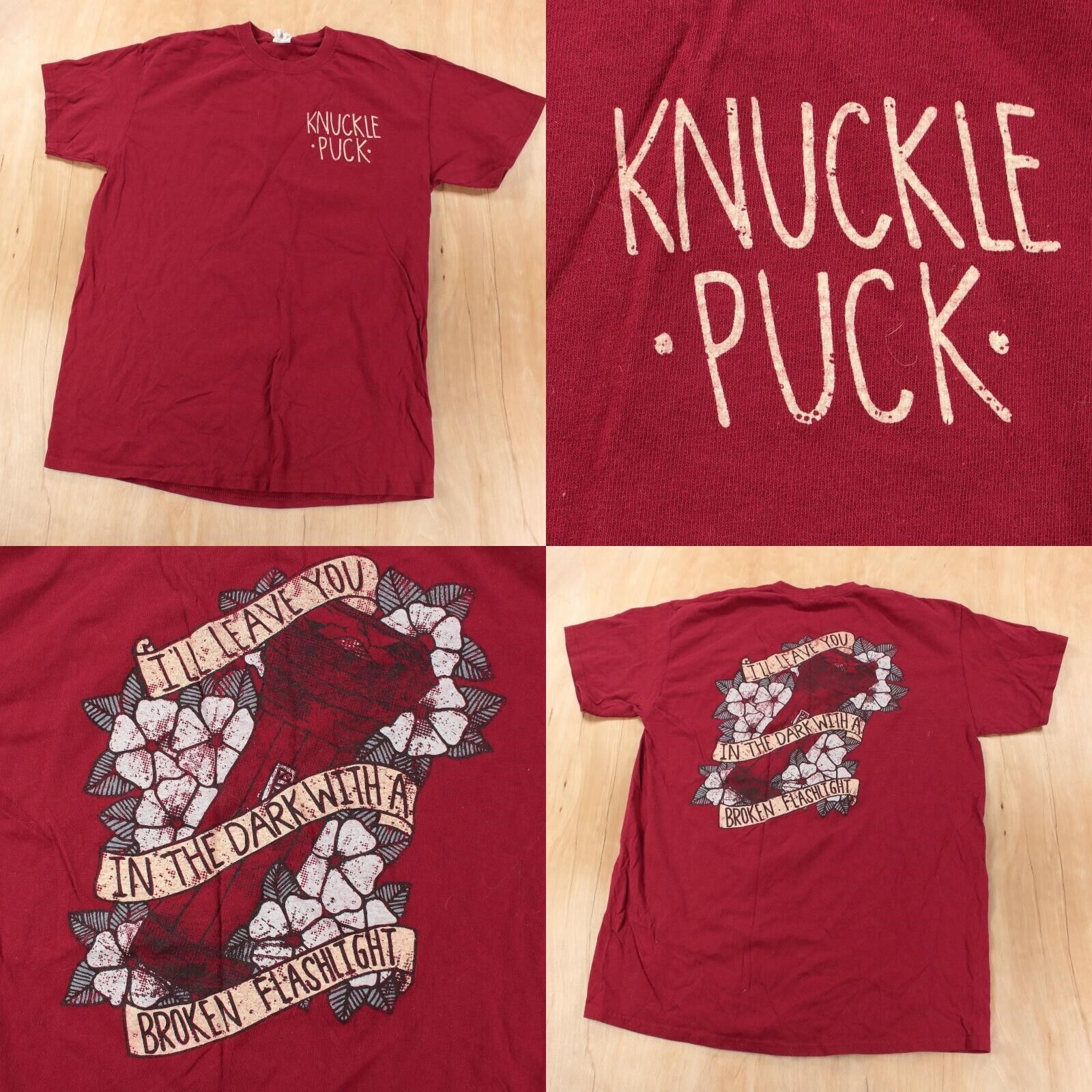 Knuckle Puck Pretense song lyrics t-shirt MEDIUM … - image 1