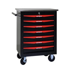 7 Drawer Multi-Tool Cart on Wheels, Lockable Storage for Garage Workshops