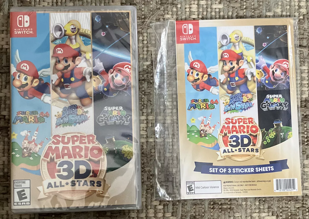 Super Mario 3D All-Stars Nintendo Switch BRAND NEW SEALED w/ Walmart  Stickers