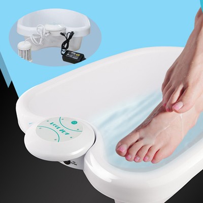Personal Foot Ionic Detox Bath Machine Spa Basin Tub Health Care Cleanse-Array
