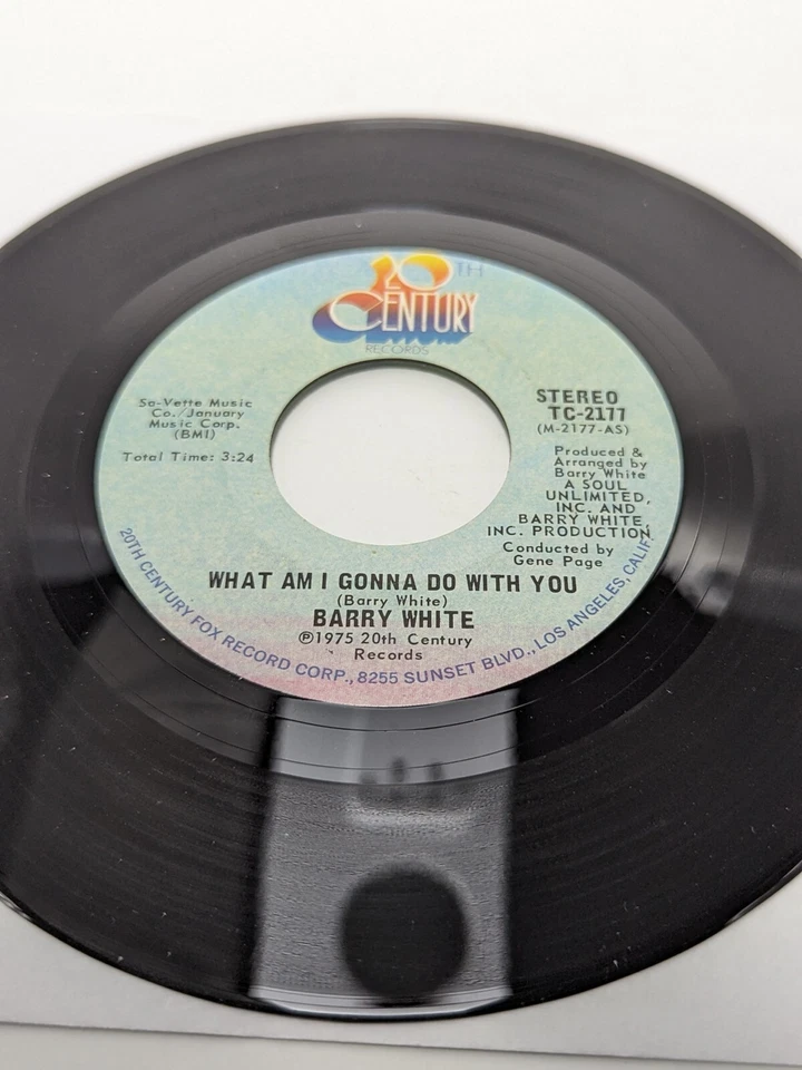 Barry White "What I'm Going To Do With You" 1975 20th Century TC-2177 7" 45 Foto 2 de 4