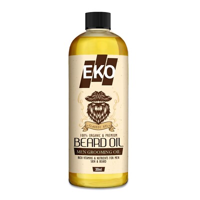 Bartöl am besten für das Wachstum & die Konditionierung von Haaren und Schnurrbart 30 ml UK