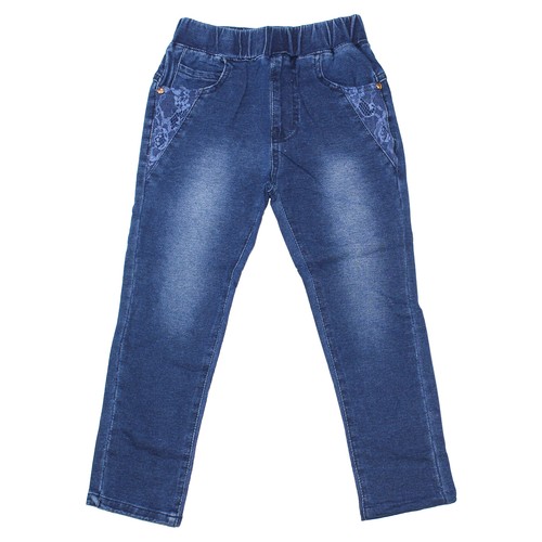 Kinder Mädchen Stretchjeans Kinderhose Kinderjeans Jeans Hose elastischer Bund - Bild 2 von 3