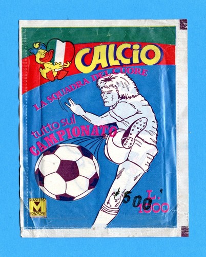 (N1) CALCIO - SQUADRA DEL CUORE -MASTER- Bustina/Packet figurine Piena-New