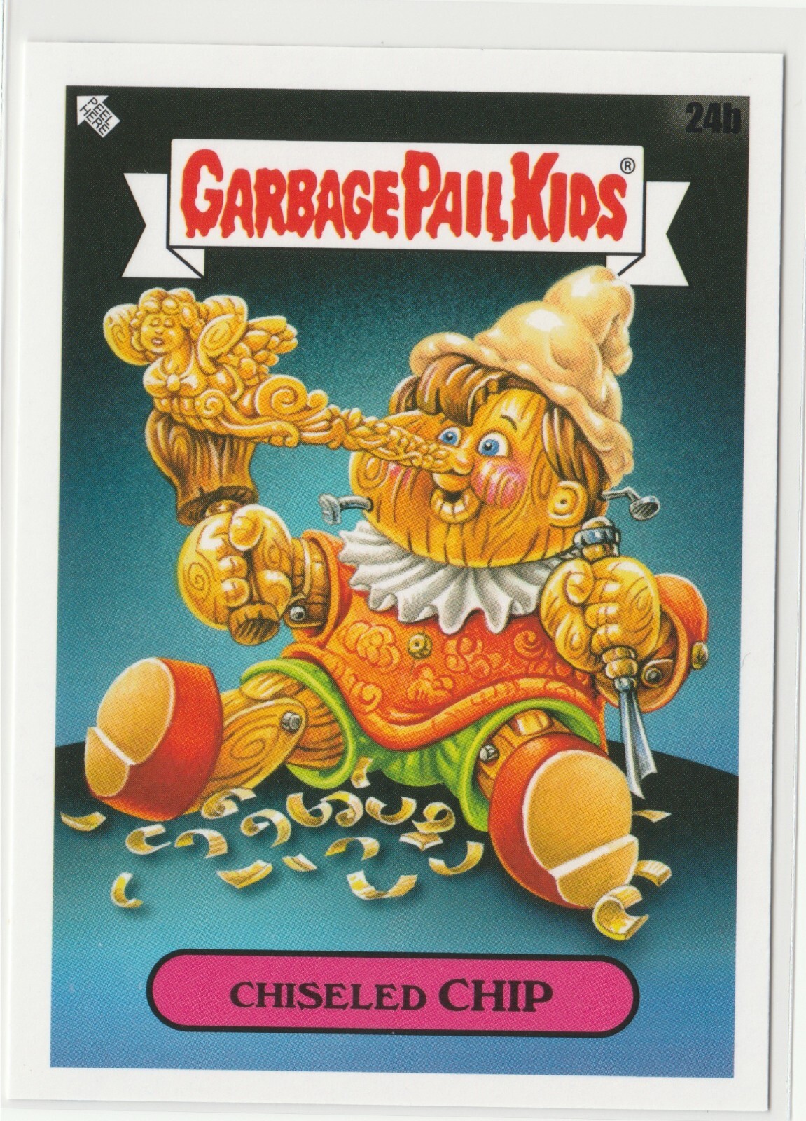 Chiseled Chip 24b Garbage Pail Kids GPK 2022 Book Worms Trading Card