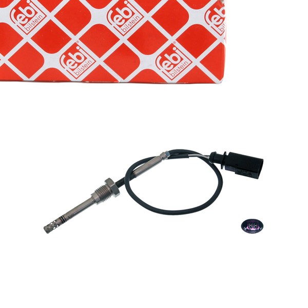 febi 49297 Abgastemperatursensor Vor Rpf FüR Audi A6 C6 2.7/3.0 TDI 059906088AE-image