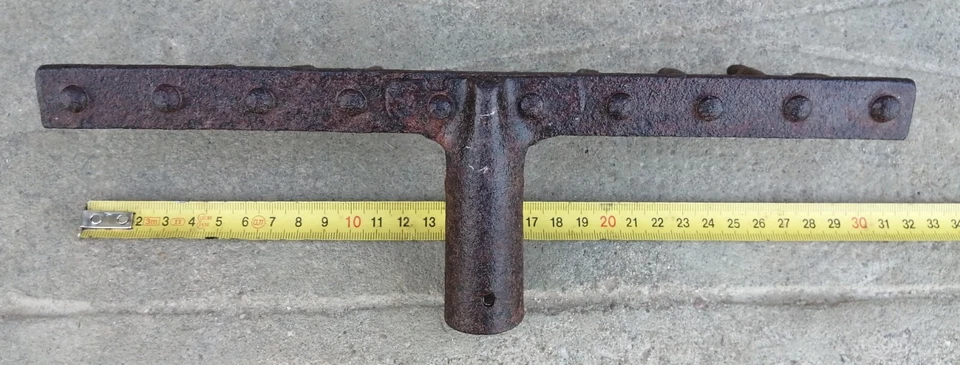 D3- Râteau OUTIL ANCIEN Riveté de jardinage,  jardin, agriculture  - Photo 3/4